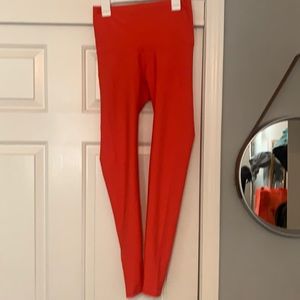 Orange/red leggings